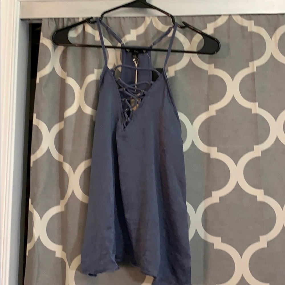 New with tags blue tank top